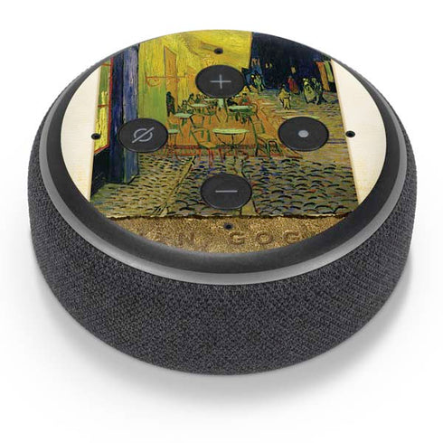 Vincent Van Gogh Cafe Terrace at Night Amazon Echo Dot Skin