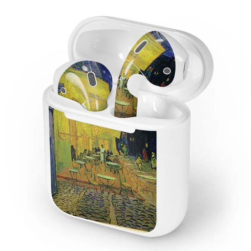 Cafe Terrace at Night by Van Gogh Apple AirPods Skin