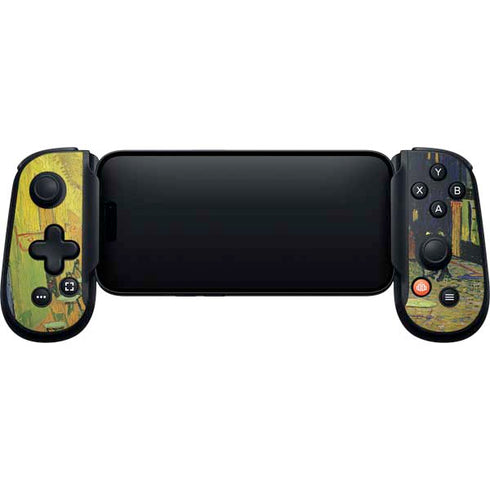 Cafe Terrace at Night by Van Gogh Backbone One for iPhone Game Controller Skin