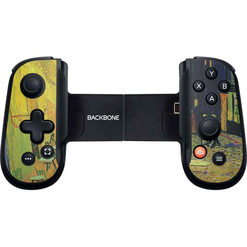 Cafe Terrace at Night by Van Gogh Backbone One for iPhone Game Controller Skin