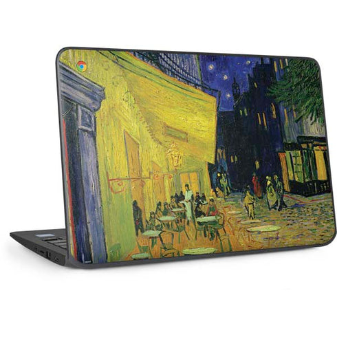 Cafe Terrace at Night by Van Gogh HP Chromebook Skin