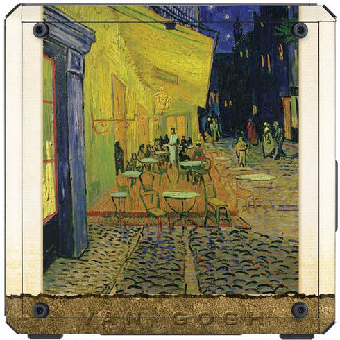 Vincent Van Gogh Cafe Terrace at Night Cooler Master MasterBox Q300L Mini Tower Skin