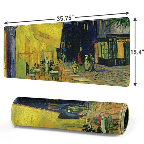 Cafe Terrace at Night by Van Gogh Gaming Mouse Pad