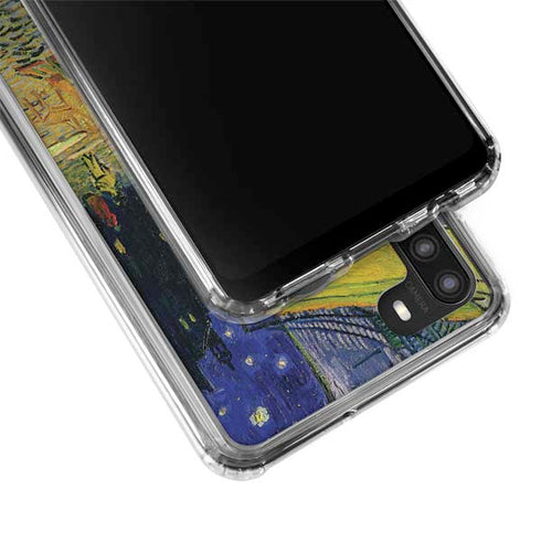 Vincent Van Gogh Cafe Terrace at Night Galaxy A21 Clear Case