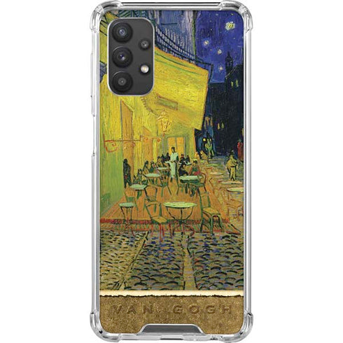 Vincent Van Gogh Cafe Terrace at Night Galaxy A32 5G Clear Case
