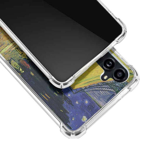 Cafe Terrace at Night by Van Gogh Galaxy A54 5G Clear Case
