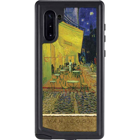 Vincent Van Gogh Cafe Terrace at Night Galaxy Note 10 Waterproof Case
