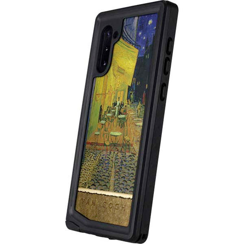 Vincent Van Gogh Cafe Terrace at Night Galaxy Note 10 Waterproof Case