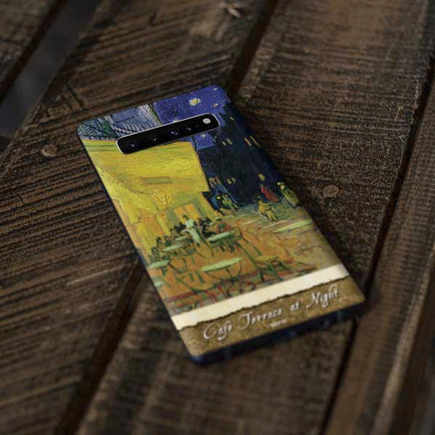 Vincent Van Gogh Cafe Terrace at Night Galaxy S10 Skin