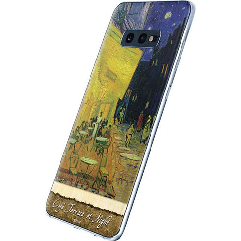 Vincent Van Gogh Cafe Terrace at Night Galaxy S10e Skin