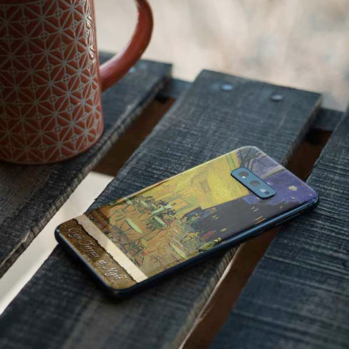 Vincent Van Gogh Cafe Terrace at Night Galaxy S10e Skin