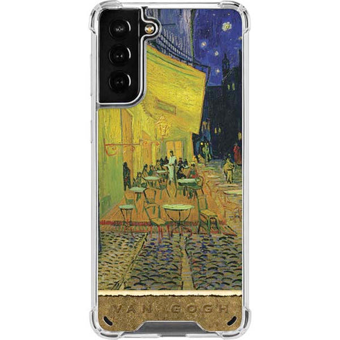 Vincent Van Gogh Cafe Terrace at Night Galaxy S21 Plus 5G Clear Case