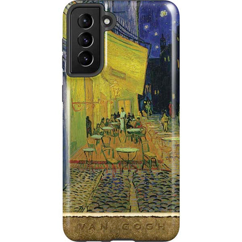 Vincent Van Gogh Cafe Terrace at Night Galaxy S21 Plus 5G Pro Case