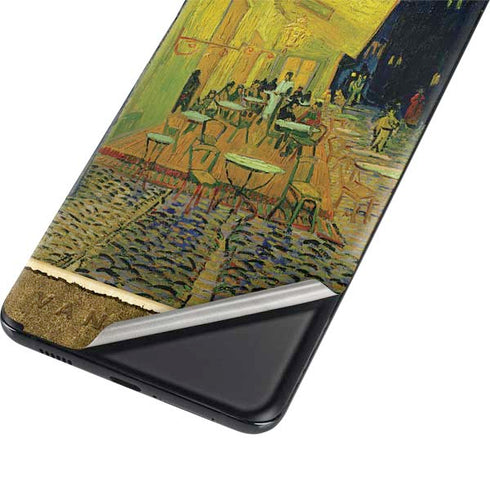 Vincent Van Gogh Cafe Terrace at Night Galaxy S21 Plus 5G Skin