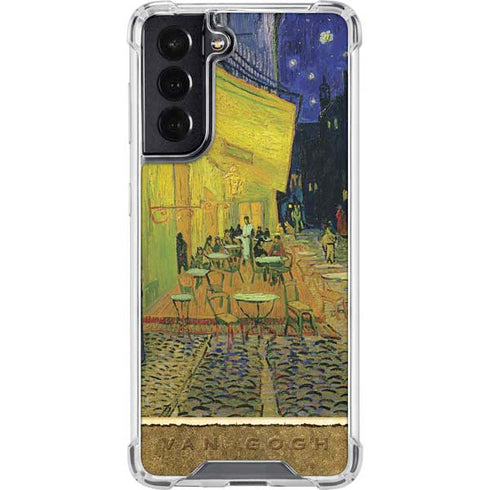 Vincent Van Gogh Cafe Terrace at Night Galaxy S22 Clear Case