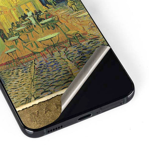 Vincent Van Gogh Cafe Terrace at Night Galaxy S22 Plus Skin