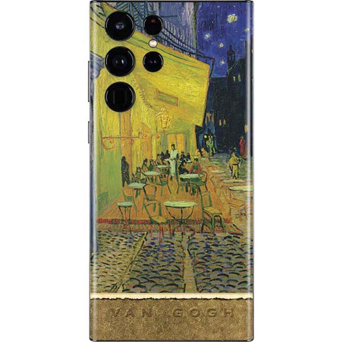 Vincent Van Gogh Cafe Terrace at Night Galaxy S22 Ultra Skin