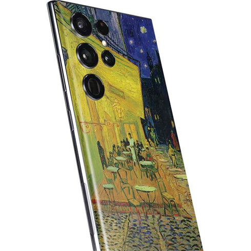 Vincent Van Gogh Cafe Terrace at Night Galaxy S22 Ultra Skin