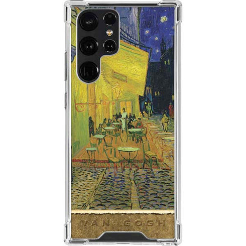 Cafe Terrace at Night by Van Gogh Galaxy S23 Ultra Clear Case