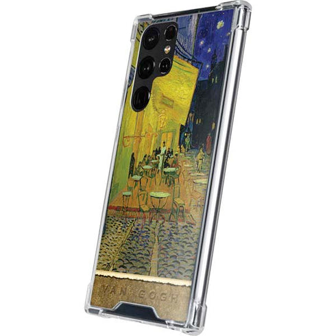 Cafe Terrace at Night by Van Gogh Galaxy S23 Ultra Clear Case
