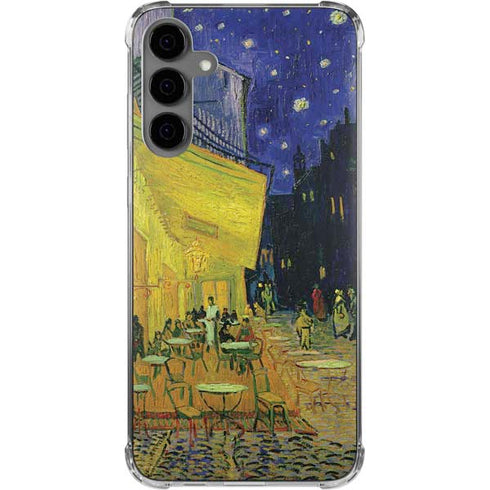 Cafe Terrace at Night by Van Gogh Galaxy S24 Plus Clear Case