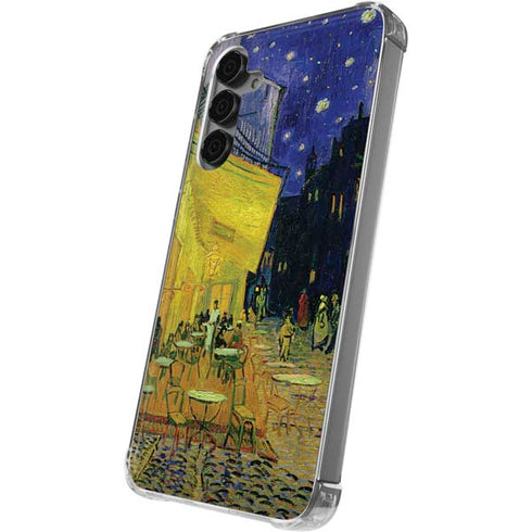 Cafe Terrace at Night by Van Gogh Galaxy S24 Plus Clear Case