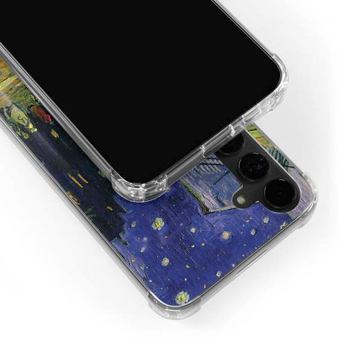 Cafe Terrace at Night by Van Gogh Galaxy S24 Plus Clear Case