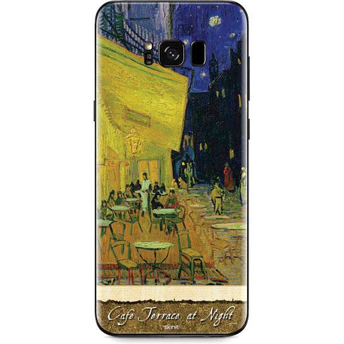 Vincent Van Gogh Cafe Terrace at Night Galaxy S8 Plus Skin