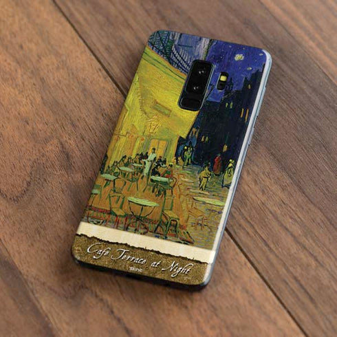 Vincent Van Gogh Cafe Terrace at Night Galaxy S9 Plus Skin