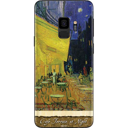 Vincent Van Gogh Cafe Terrace at Night Galaxy S9 Skin