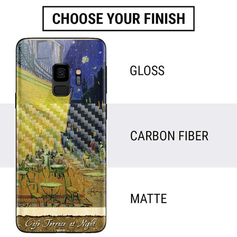 Vincent Van Gogh Cafe Terrace at Night Galaxy S9 Skin