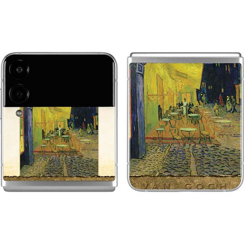 Vincent Van Gogh Cafe Terrace at Night Galaxy Z Flip4 5G Skin