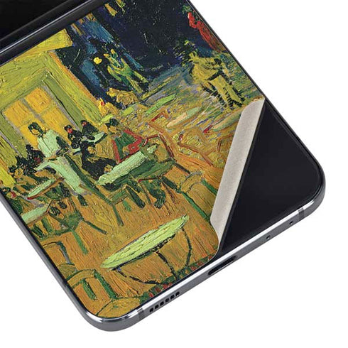 Cafe Terrace at Night by Van Gogh Galaxy Z Flip5 5G Skin