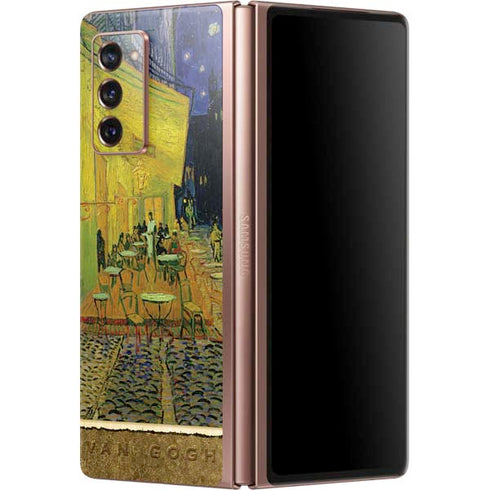 Vincent Van Gogh Cafe Terrace at Night Galaxy Z Fold2 5G Skin