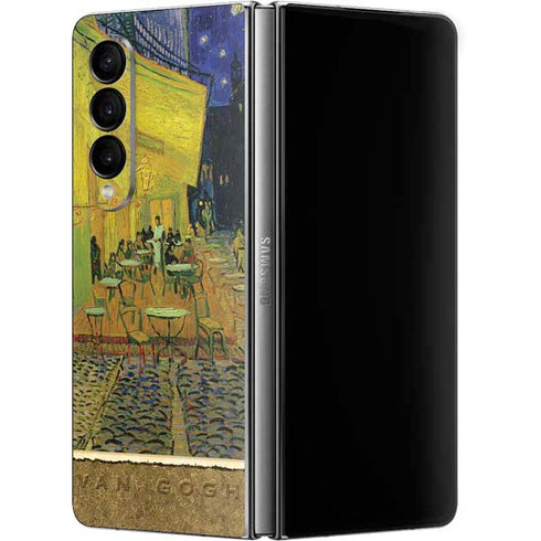Vincent Van Gogh Cafe Terrace at Night Galaxy Z Fold4 5G Skin