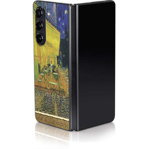 Cafe Terrace at Night by Van Gogh Galaxy Z Fold5 5G Skin