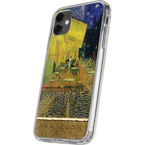 Cafe Terrace at Night by Van Gogh iPhone 11 Clear Case