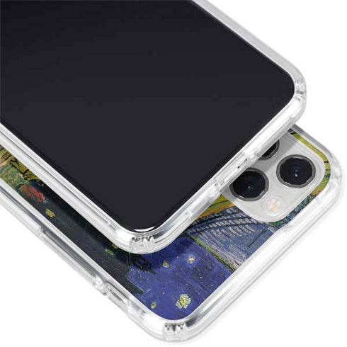 Cafe Terrace at Night by Van Gogh iPhone 11 Pro Clear Case