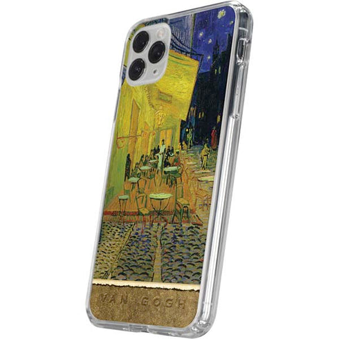 Cafe Terrace at Night by Van Gogh iPhone 11 Pro Clear Case