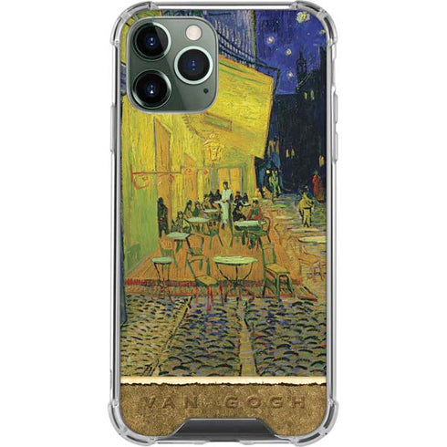 Cafe Terrace at Night by Van Gogh iPhone 11 Pro Max Clear Case