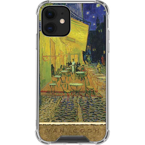Vincent Van Gogh Cafe Terrace at Night iPhone 12 Clear Case