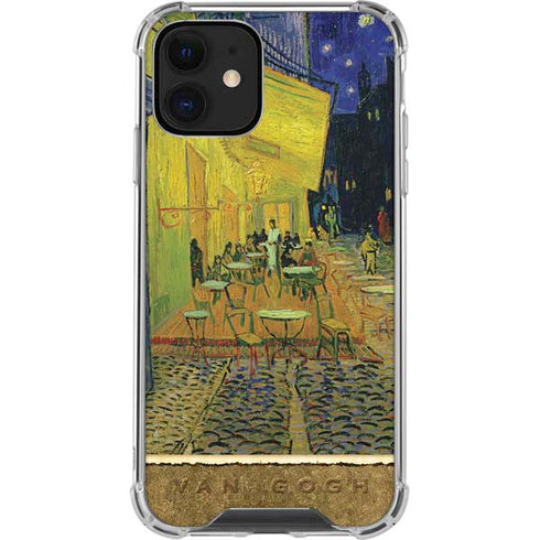 Vincent Van Gogh Cafe Terrace at Night iPhone 12 Mini Clear Case