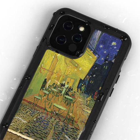 Vincent Van Gogh Cafe Terrace at Night iPhone 12 Pro Waterproof Case