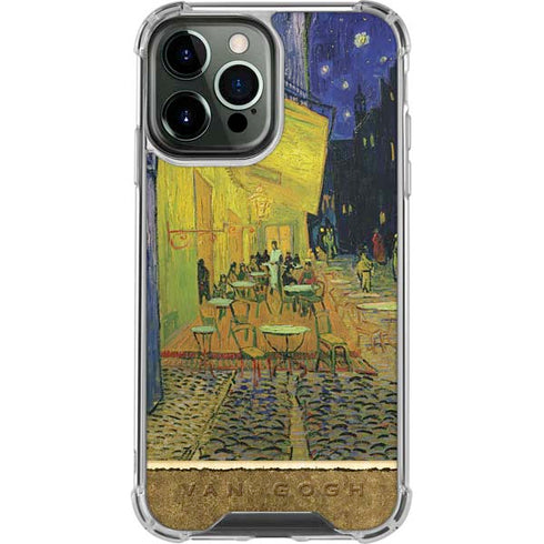 Vincent Van Gogh Cafe Terrace at Night iPhone 13 Pro Max Clear Case
