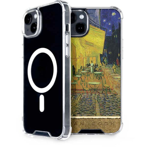 Cafe Terrace at Night by Van Gogh iPhone 15 MagSafe Case