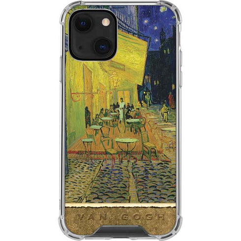 Vincent Van Gogh Cafe Terrace at Night iPhone 14 Plus Clear Case