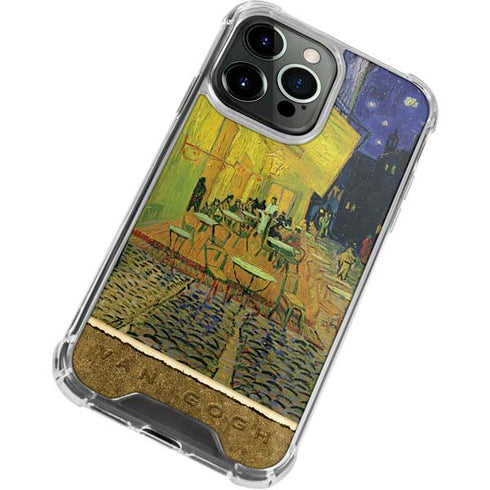 Cafe Terrace at Night by Van Gogh iPhone 15 Pro Clear Case