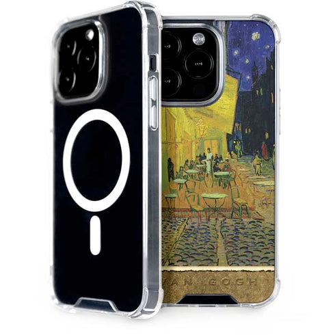 Cafe Terrace at Night by Van Gogh iPhone 15 Pro MagSafe Case