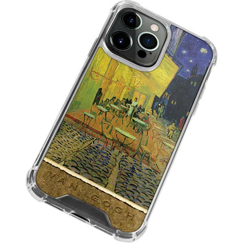Cafe Terrace at Night by Van Gogh iPhone 15 Pro Max Clear Case