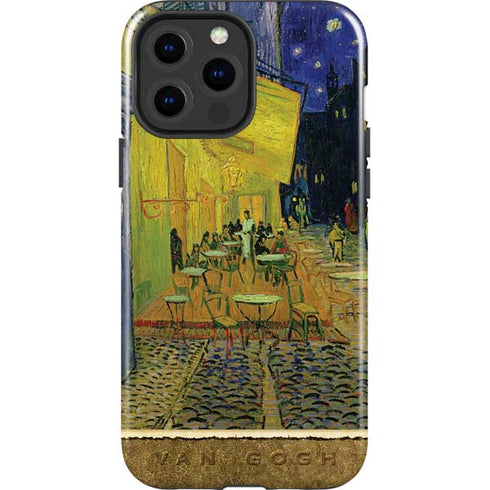 Cafe Terrace at Night by Van Gogh iPhone 15 Pro Max Impact Case